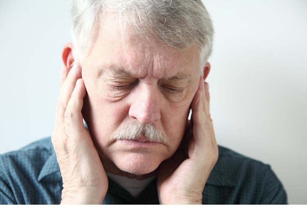Pain with temporary mandibular joint arthrosis